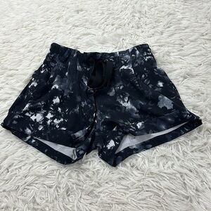 Lululemon Spring Break Away Short II Dusk Dye White Black / Black